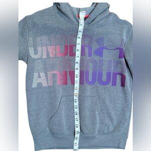 Under Armour ColdGear Youth grey long sleeve Sweatshirt with hood size YMD Loose